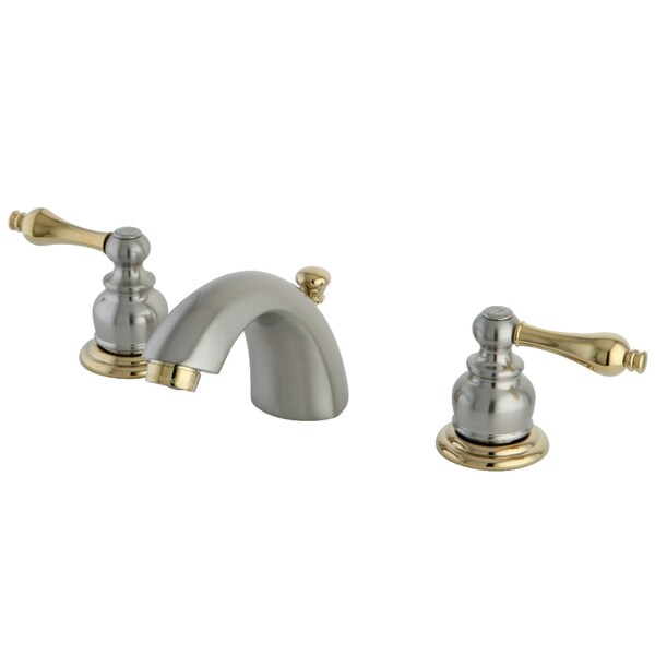KB949AL Victorian Mini-Widespread Bathroom Faucet, Nickel/ Brass